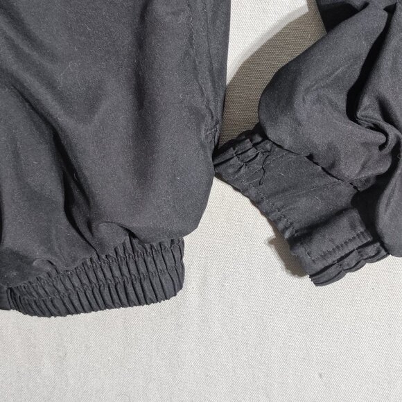 Vintage Y2K black label Nike Golf Jacket men's size M black snap button neck - Picture 10 of 13